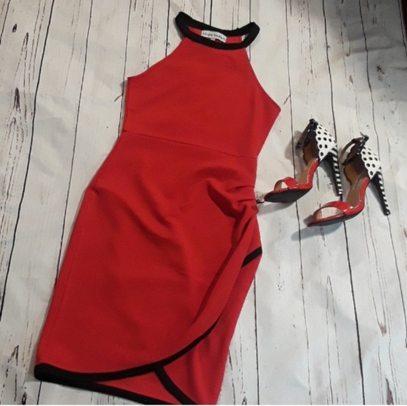Almost Famous Dresses & Skirts - 💋Sexy red fitted Almost Famous dress